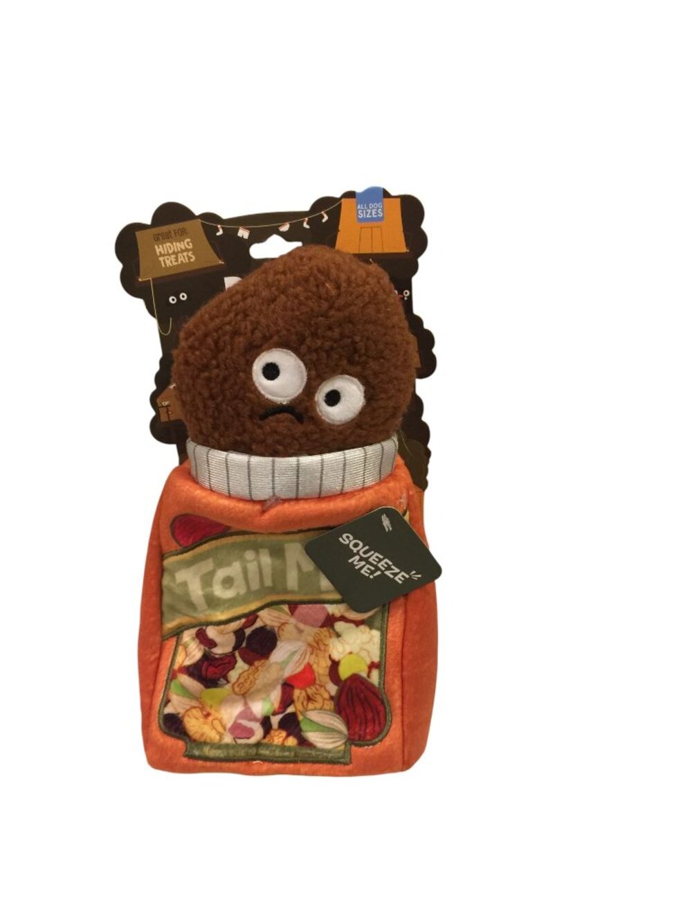 BARK The GRRRREAT OUTDOORS Nature Is Calling Tail Mix & Squeaker Toy 2 Piece Set